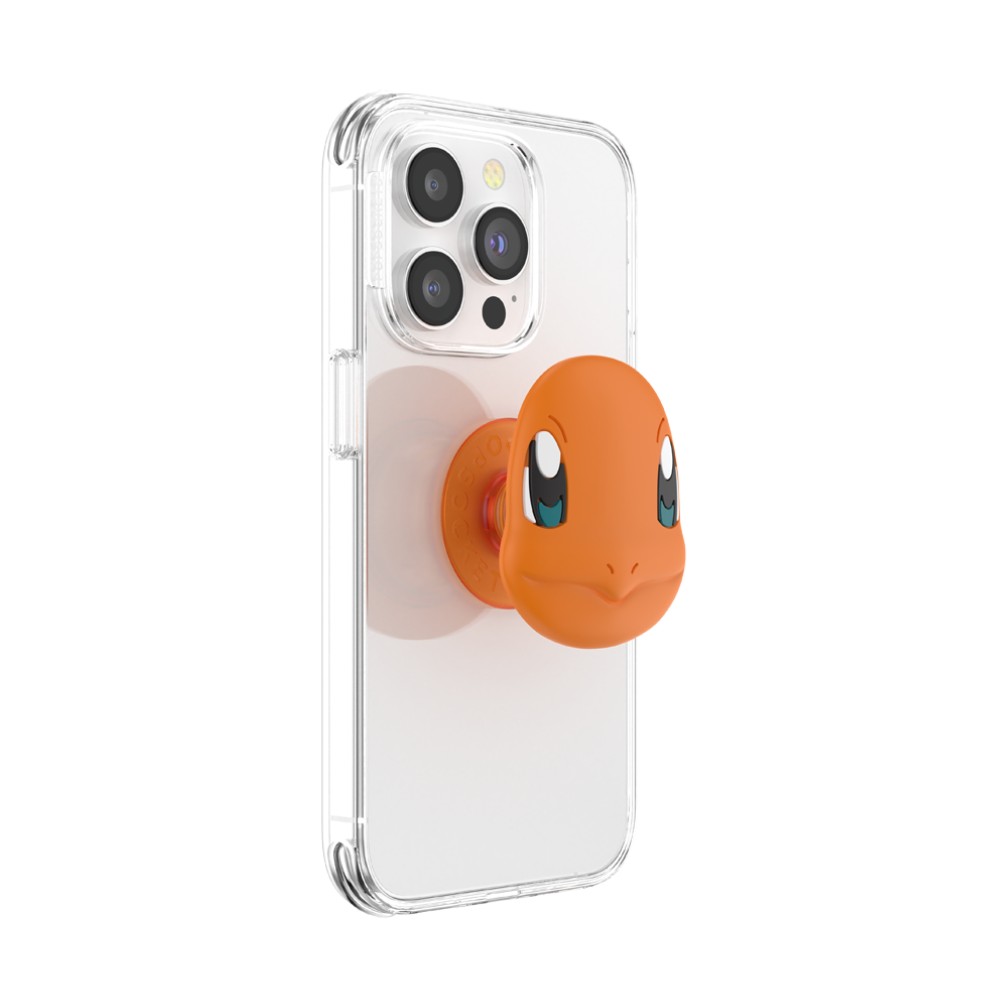 Alt View 2. PopSockets - Adhesive PopGrip Universal Grip & Stand for Cell Phones - Pokemon --Charmander Face.