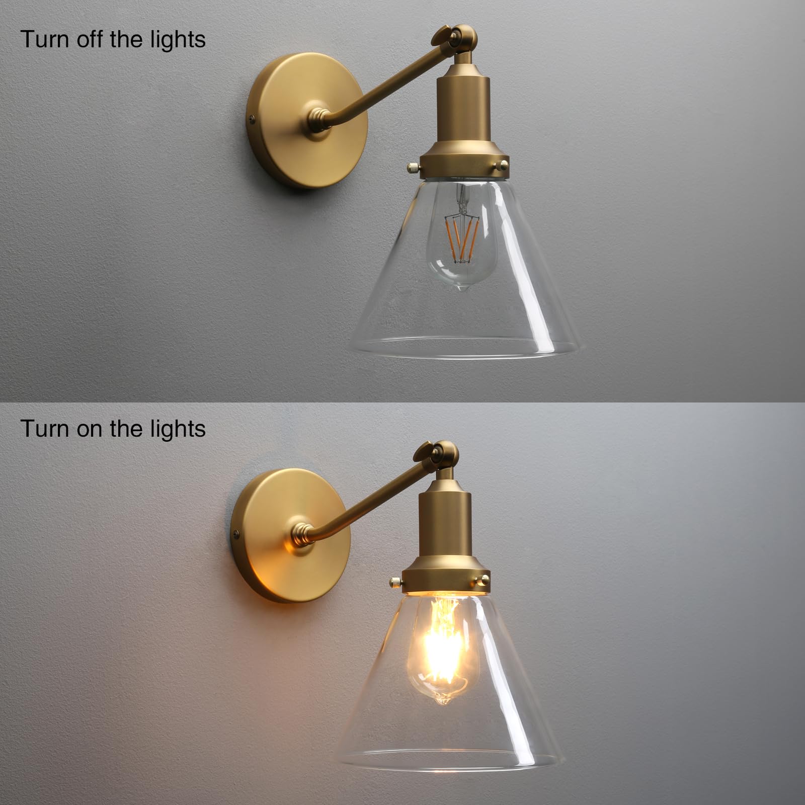 Turn off the lights

Turn on the lights