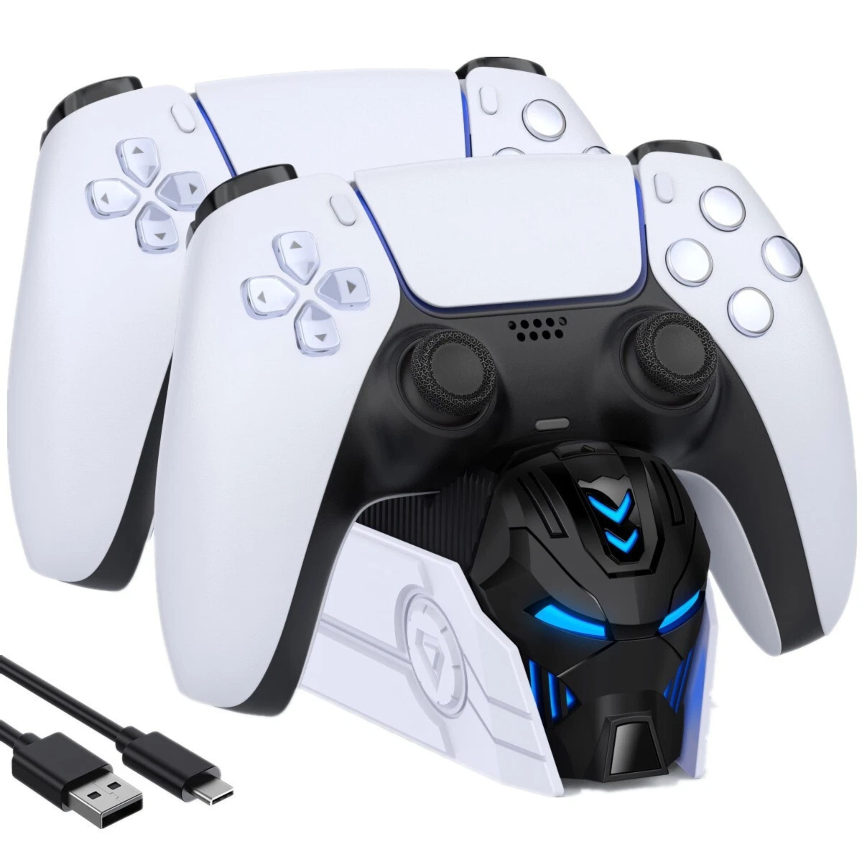 Kitcheniva - Dual Fast Charging Station For PS5 DualSense Controllers Charging Dock