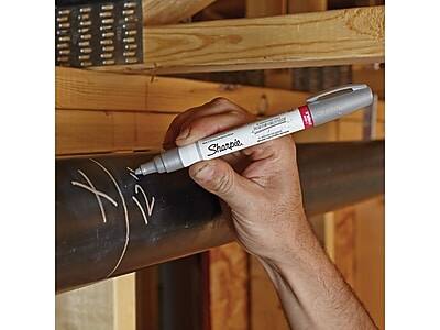 Alt View 4. Sharpie - Metallic Oil-Based Paint Markers, Medium Tip, 2/Pack - Assorted.