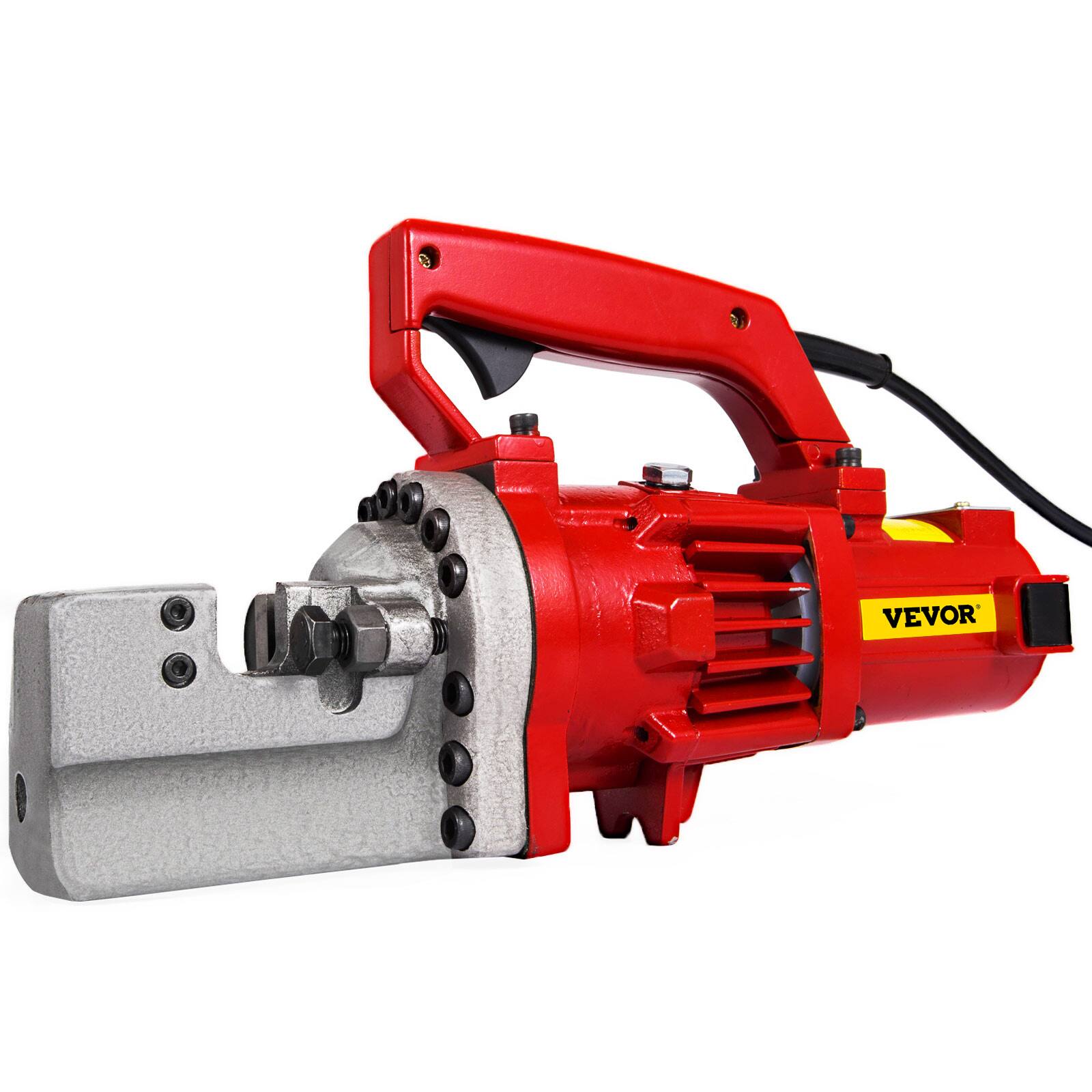 Alt View 5. VEVOR - Electric Rebar Cutter, 1250W Portable Electric Hydraulic Rebar Cutter, Cutting up to  3/4 Inch #6 4-20mm Rebar - Red.