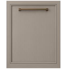 Monogram - 24" Top Control Smart Built-In Stainless Steel Tub Dishwasher w/ Adjustable 3rd Rack, 38 dBA, and Advanced Water System - Custom Panel Ready