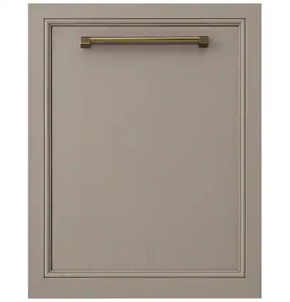 Front. Monogram - 24" Top Control Smart Built-In Stainless Steel Tub Dishwasher w/ Adjustable 3rd Rack, 38 dBA, and Advanced Water System - Custom Panel Ready.