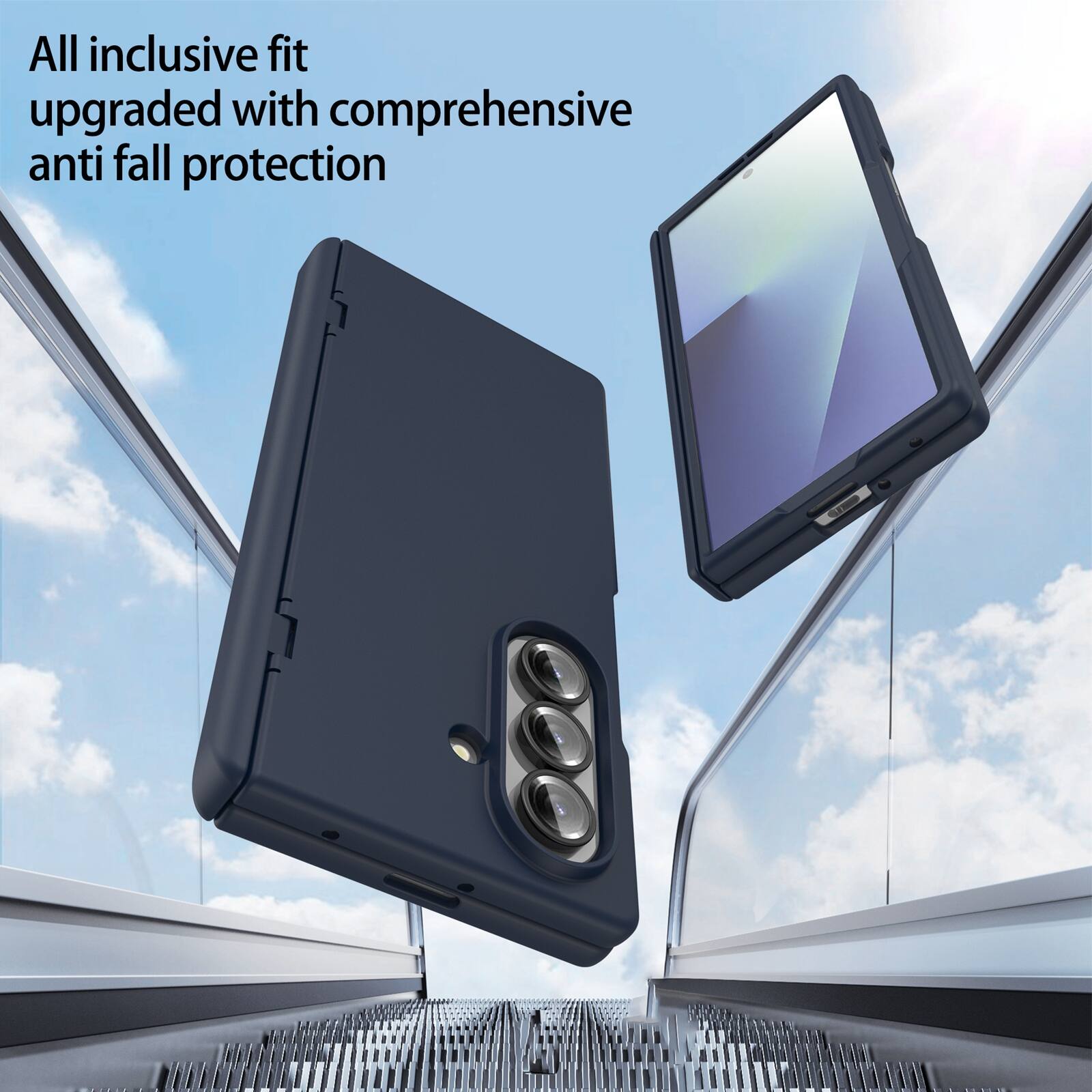 All inclusive fit upgraded with comprehensive anti fall protection
