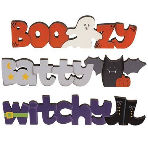 Boo Ziy  
Batty  
Witchy