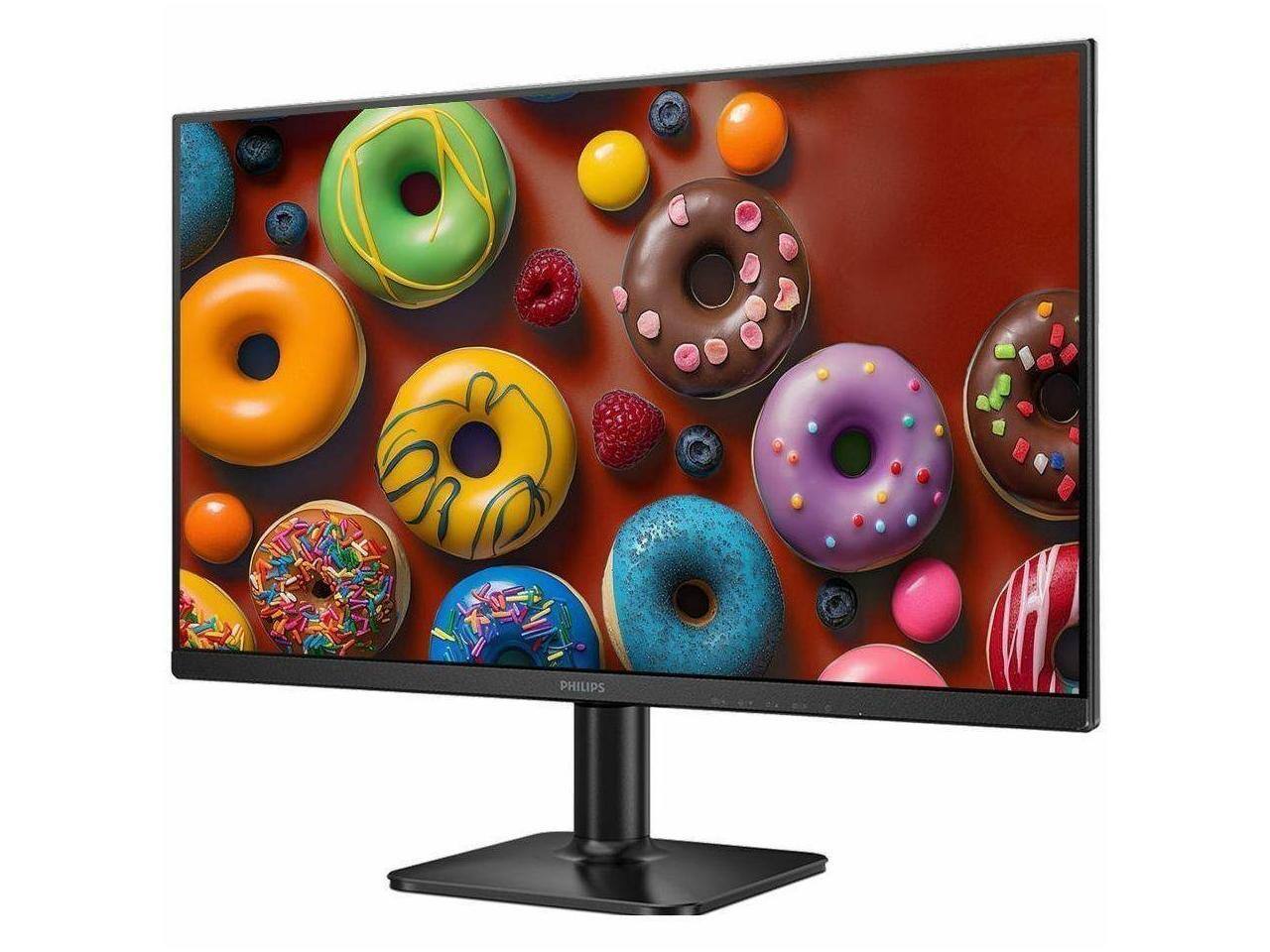Alt View 3. Philips - Philips 24E2N2100S 24" Class Full HD LED Monitor - 16:9 - Textured Black - 23.8" Viewable - In-plane Switching (IPS) - Textured Black.