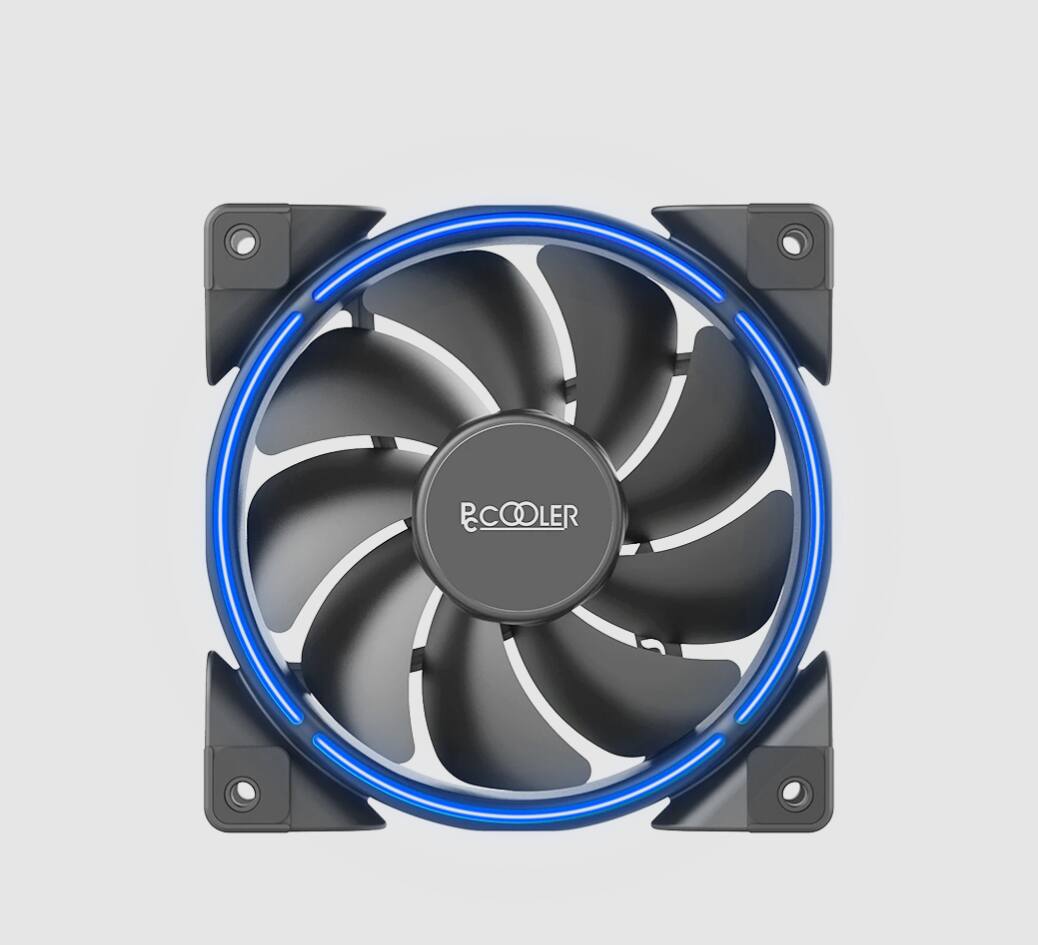 Front. PCCOOLER - Corona 120 mm Case Fan - Blue.