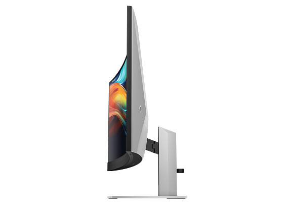 Back. HP - HP 740pm 40" Class Webcam 5K2K WUHD Curved Screen LED Monitor - 21:9 - Black, Silver - black.