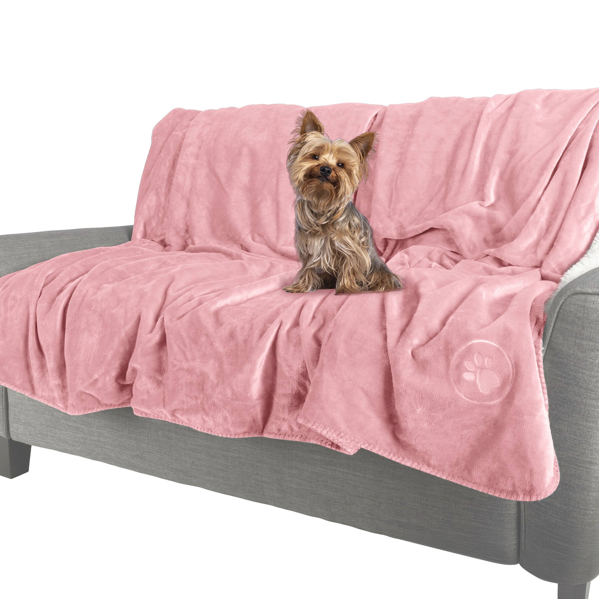 PetMaker - Waterproof Dog Blanket 30x40-Inch Sherpa Dog Blanket for Couch, Bed, or Car - Protects from Spills, Stains, or Pet Fur - Pink price history on PriceWatchPro