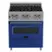 Stainless Steel/Blue Matte Door