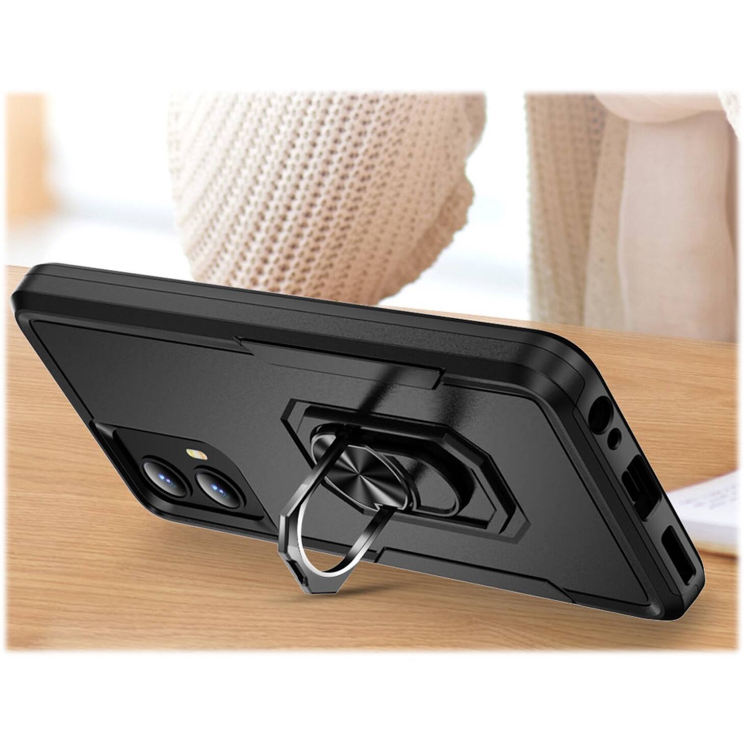 Alt View 16. SaharaCase - Raider Series ArmorPro Case for Motorola G 5G (2024) - Scorpion Black.