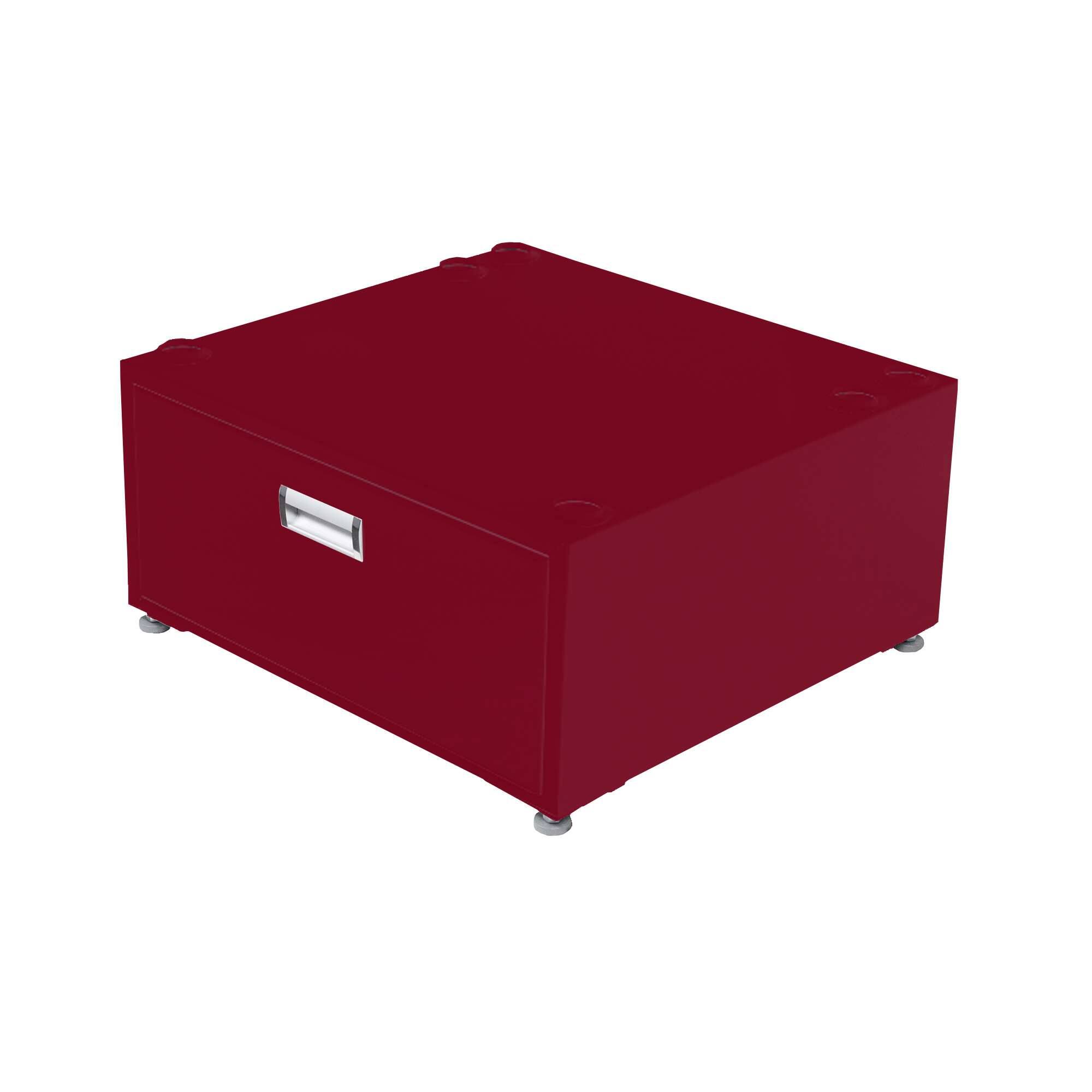 Back. Equator - Equator 24in Laundry Pedestal 11in tall + Rollout Storage Drawer Adjustable feet.