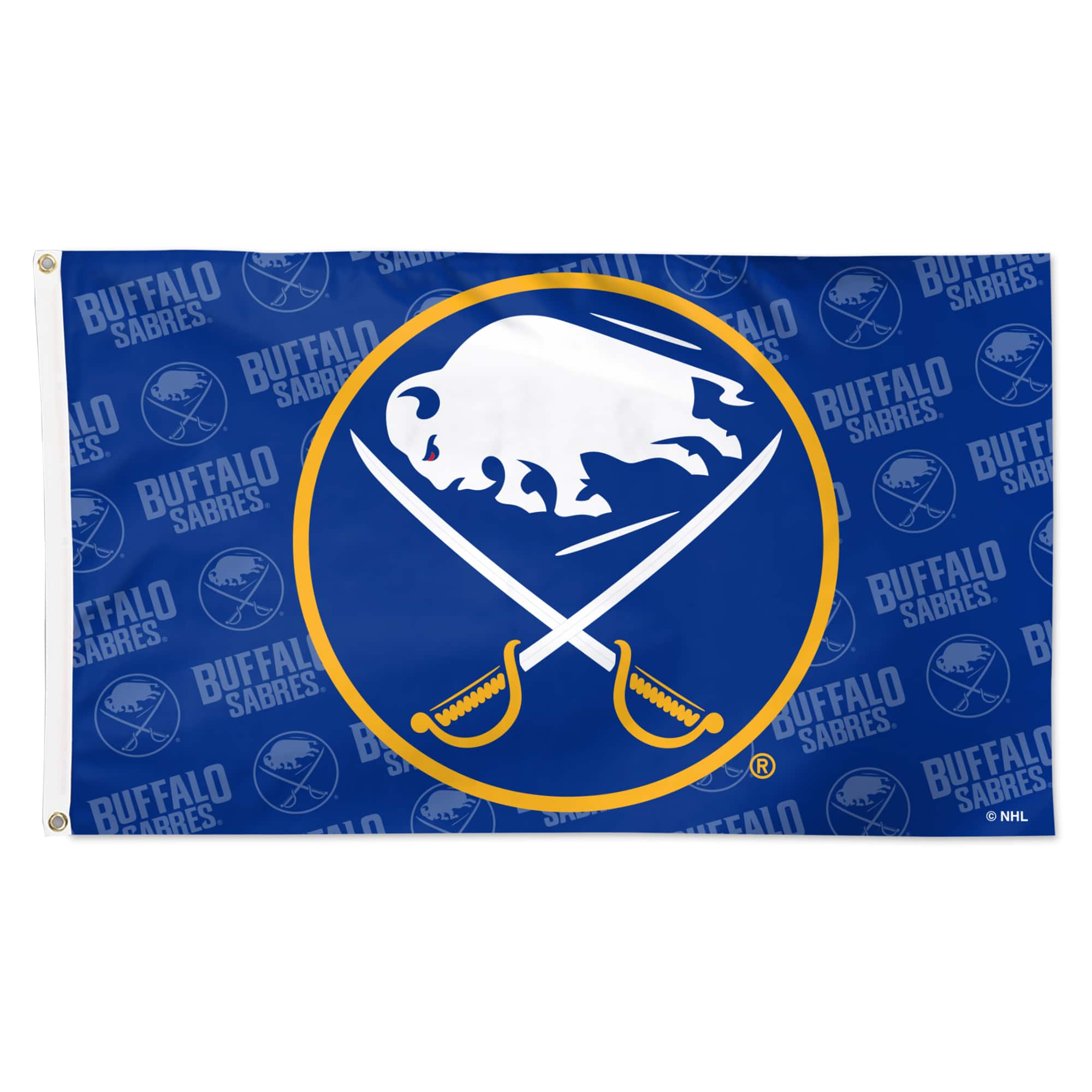 WinCraft - Buffalo Sabres 3' x 5' Single-Sided Deluxe Game Day Team Flag - Multicolor