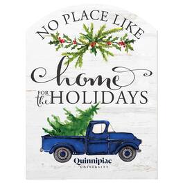 Jardine - Quinnipiac Bobcats 16'' x 22'' Holiday Marquee Sign - White