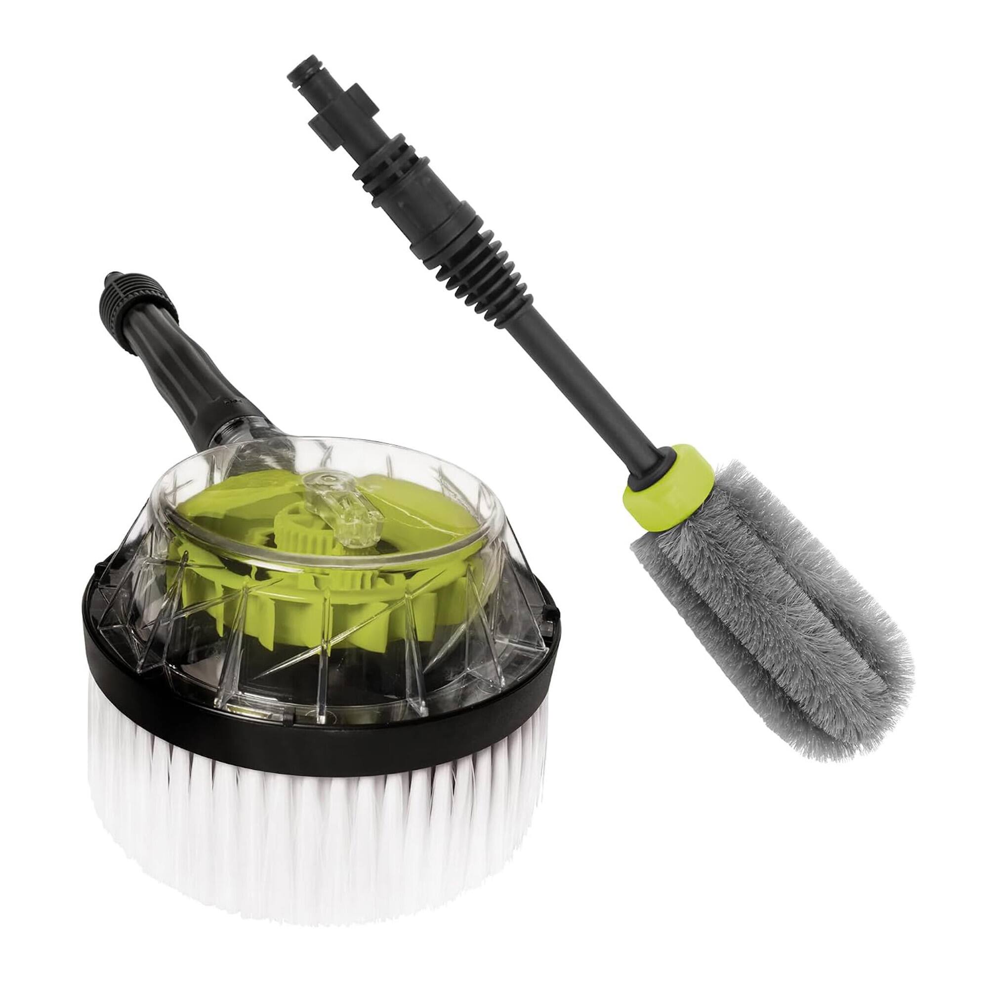 Front. Sun Joe - Sun Joe Car Cleaning Accessory Kit Pressure Washer Brush Set for SPX Series, CCK - Green.