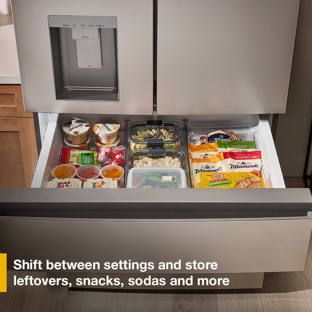 Shift between settings and store leftovers, snacks, sodas and more
