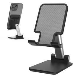 Vena - Phone Stand Phone Holder for Desk, Cell Phone Stand for Desk, Cell Phone Holder iPhone Stand Adjustable Desk Phone Stand - Black