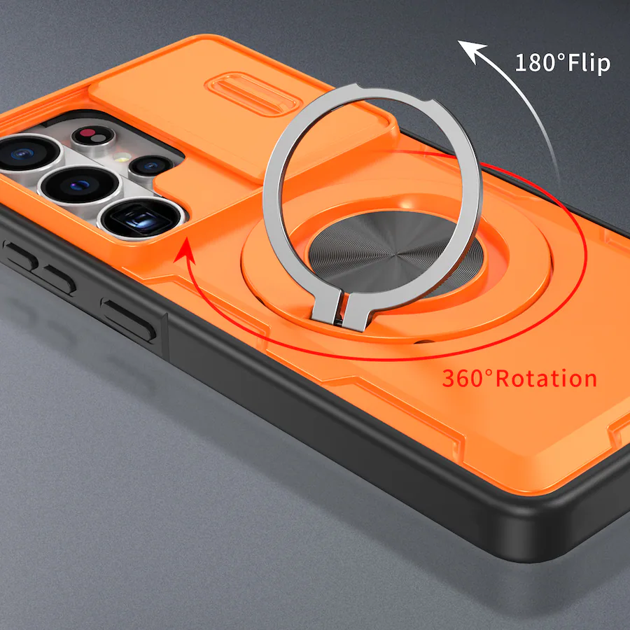 Window Stand Model Dteck Rugged Magnetic Case for Samsung Galaxy S26 Ultra, Shockproof 360 ...