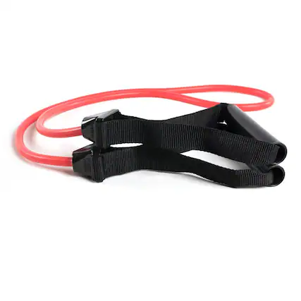 Front. Power Systems - 48" Versa-Tube Plus Resistance Tube, Medium (8-16 lbs) Double Tube Design Resistance Band - Red.
