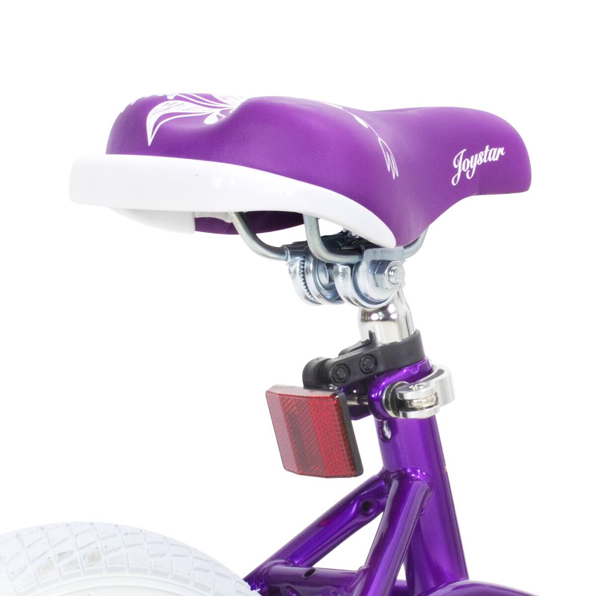 Alt View 5. JOYSTAR - JOYSTAR Fairy Girls Kids Bike for Toddlers and Kids Ages 3-5, 14" Children Bicycle with Training Wheels & Basket, Purple - Purple.