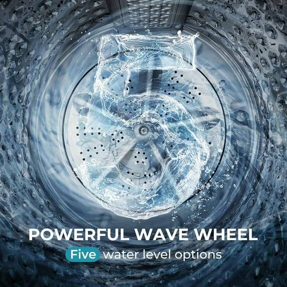 POWERFUL WAVE WHEEL
Five water level options