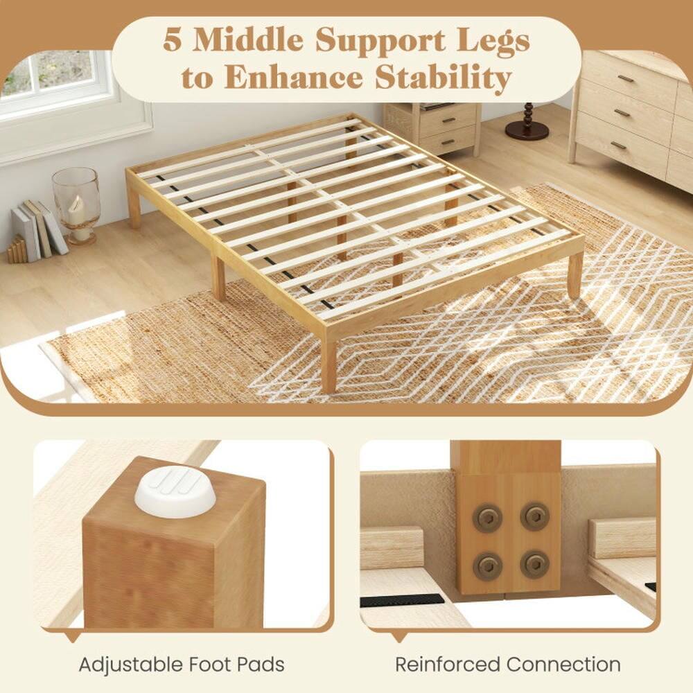 5 Middle Support Legs to Enhance Stability

Adjustable Foot Pads

Reinforced Connection