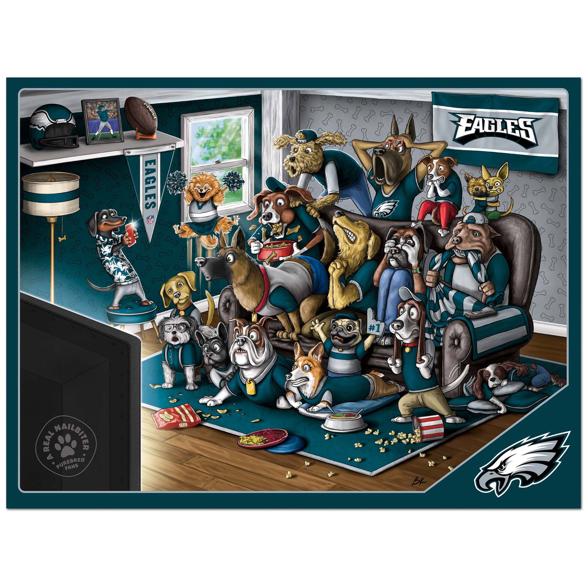 EAGLES EAGLES #1 d REAL NAILBITED A PUREBRED FANS