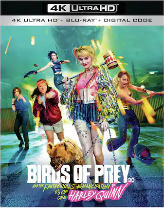 Front. Birds of Prey (And the Fantabulous Emancipation of One Harley Quinn) - 4K Blu-Ray.