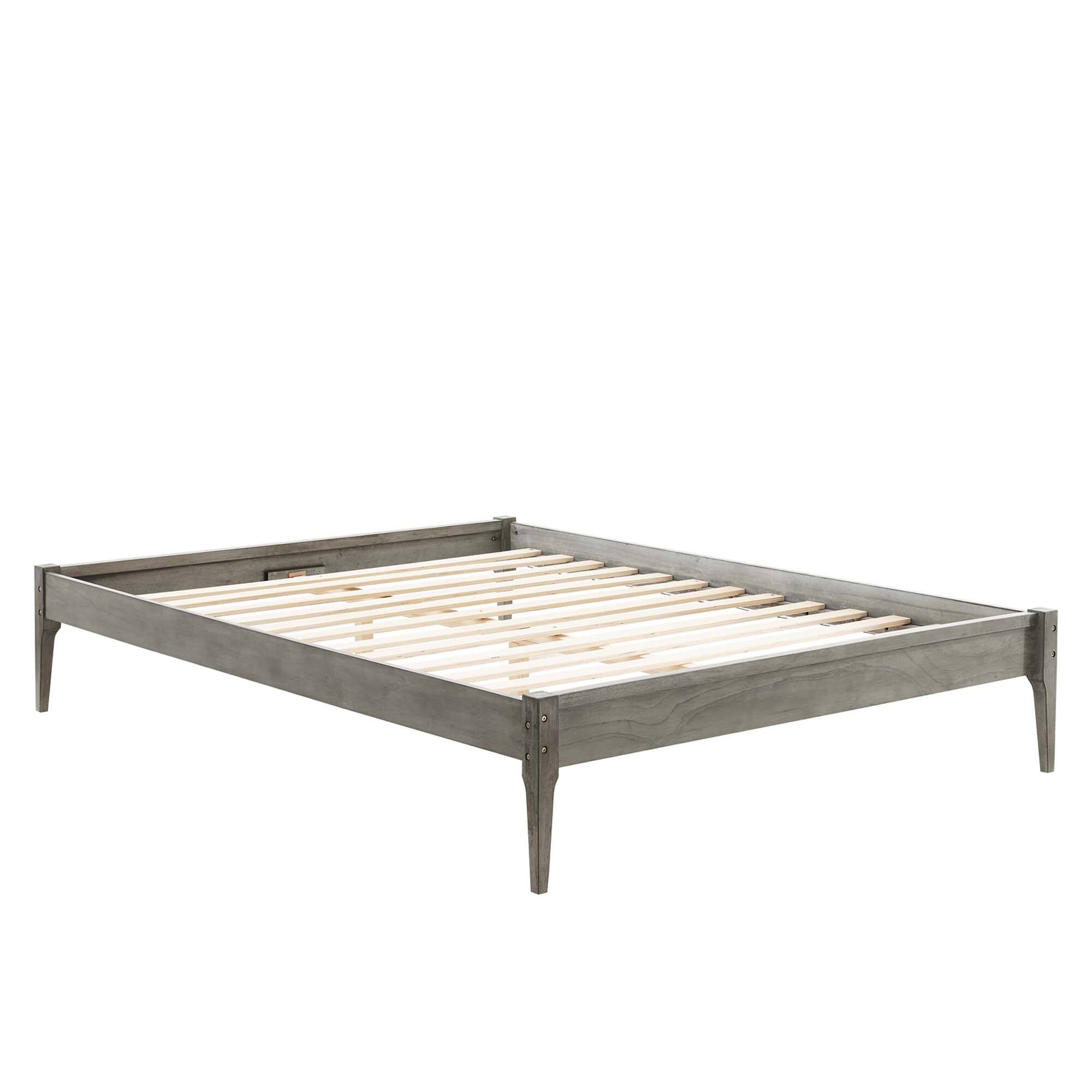 Left. Modway - Celine Channel Tufted Performance Velvet Queen Bed - Blue.