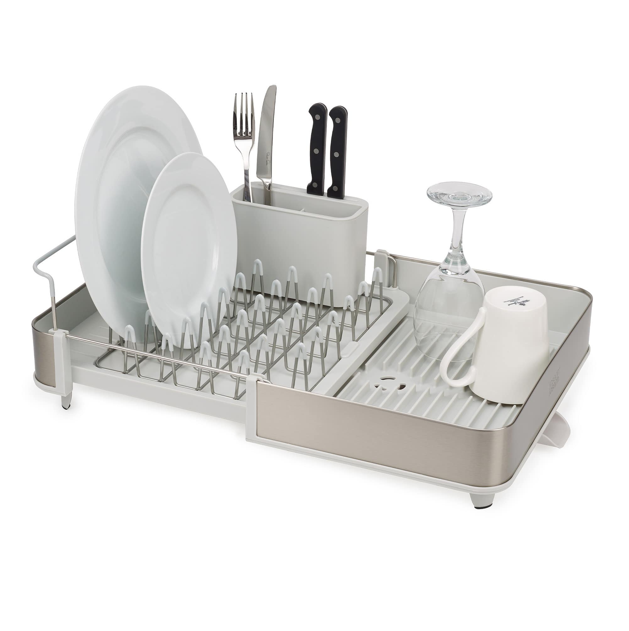 Joseph Joseph - Extend Steel Expandable Dish Rack - Stone