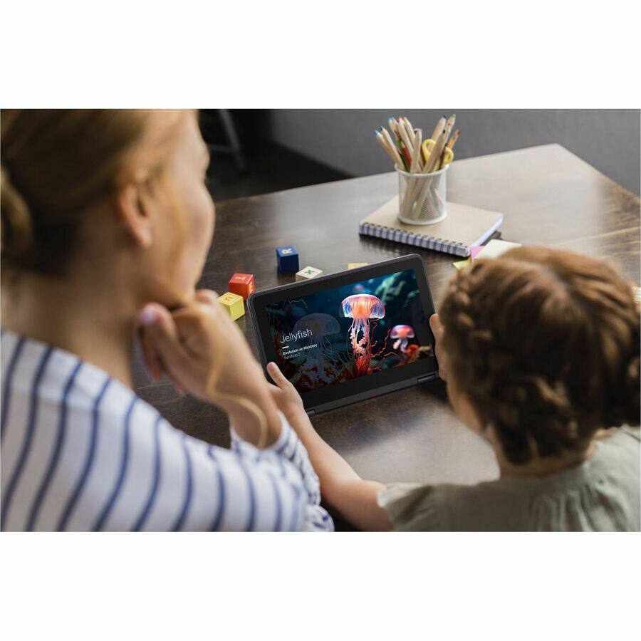 Alt View 8. Dell - Dell Chromebook 11 CC11260 11.6" Touchscreen Convertible 2 in 1 Chromebook - HD - 60 Hz - Intel N-Series N150 - 4 GB - Magnetite.