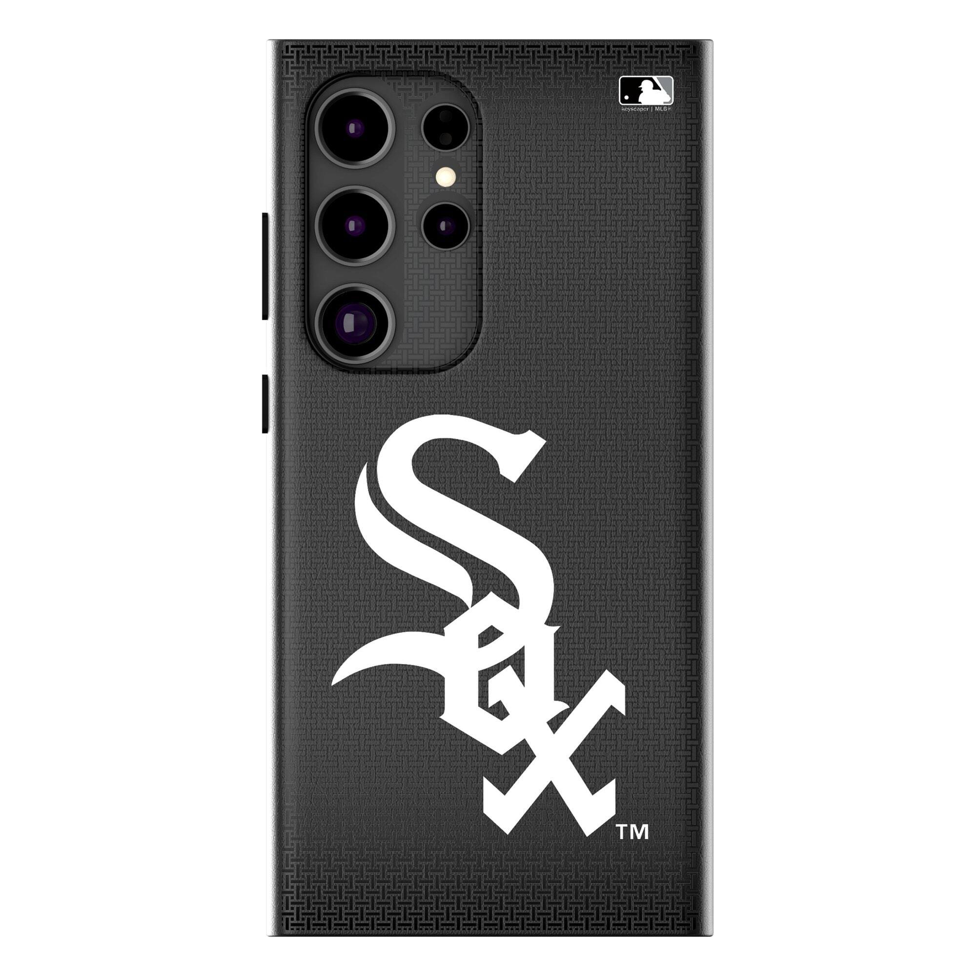 Keyscaper - MLB - Chicago White Sox Linen Galaxy Magnetic Bump Case - S25 - Black price history on PriceWatchPro