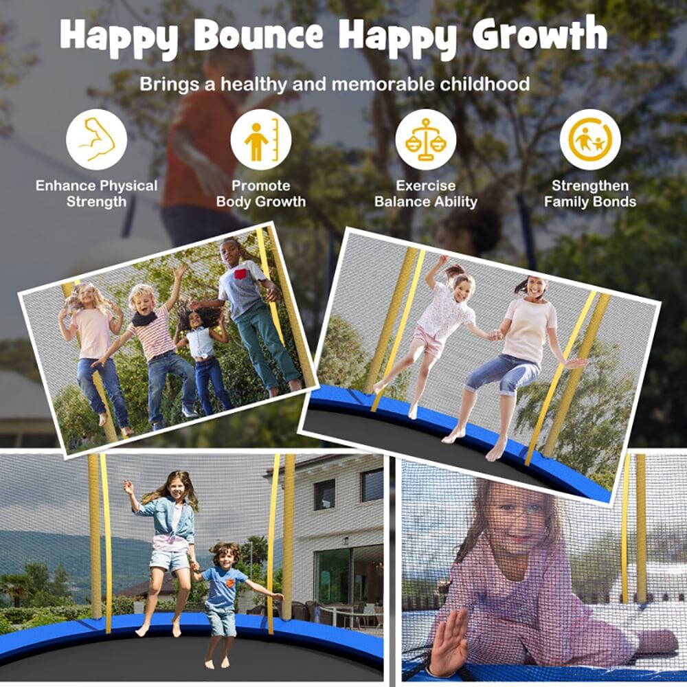 Happy Bounce Happy Growth  
Brings a healthy and memorable childhood  

- Enhance Physical Strength  
- Promote Body Growth  
- Exercise Balance Ability  
- Strengthen Family Bonds