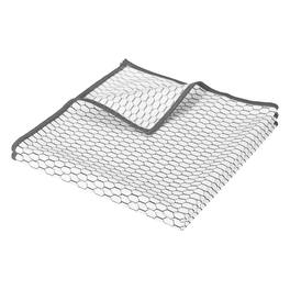 Unique Bargains - 16x16 Inches Fish Scale Microfiber Cloth, 2pcs Ultra Absorbent Lint Free Towel for Glass, Mirror, Kitchen, Cars, Dish - Gray