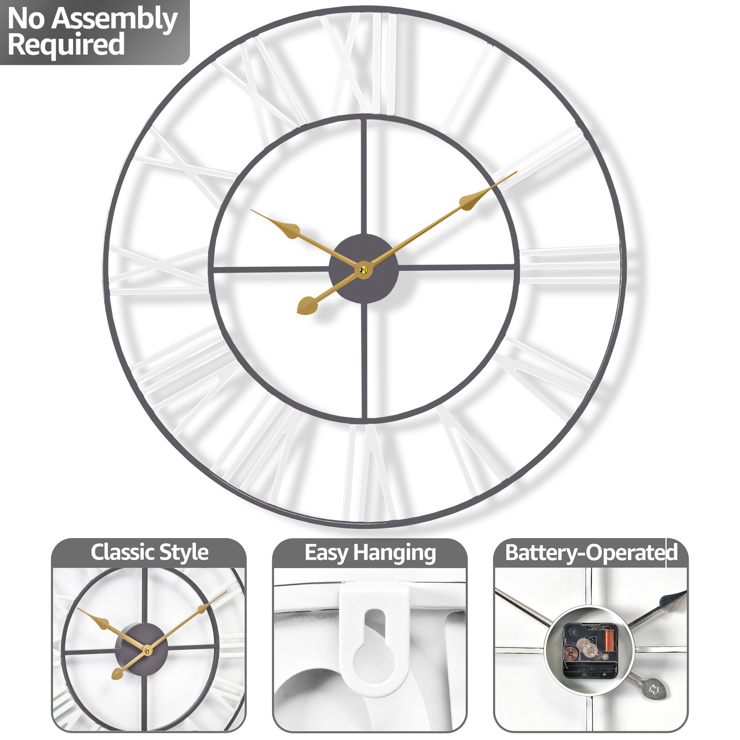 No Assembly Required

Classic Style

Easy Hanging

Battery-Operated
