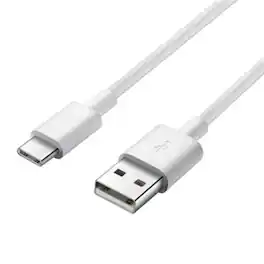 Sanoxy - USB-C to USB-A Cable High Speed Durable 3 Feet - White