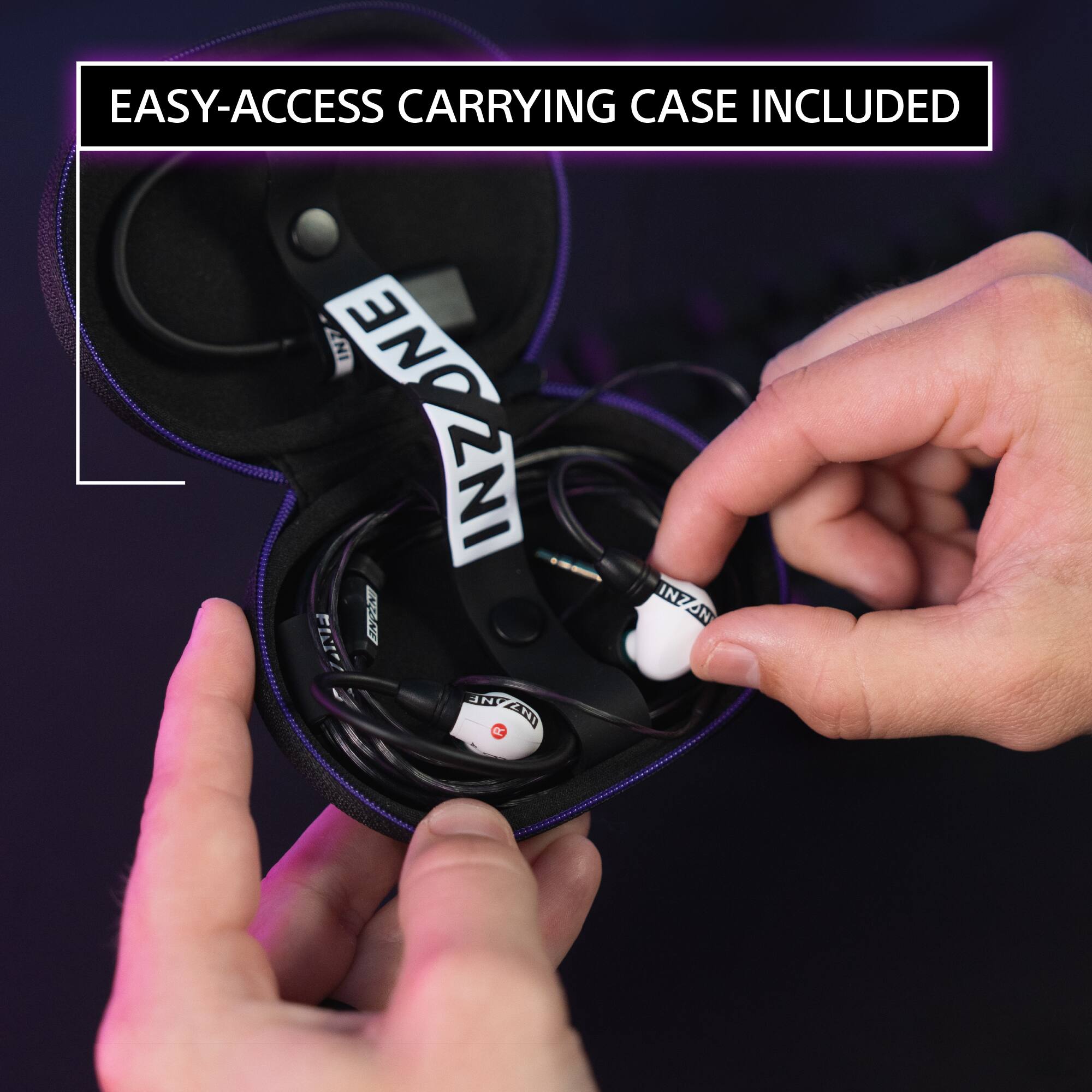 EASY-ACCESS CARRYING CASE INCLUDED