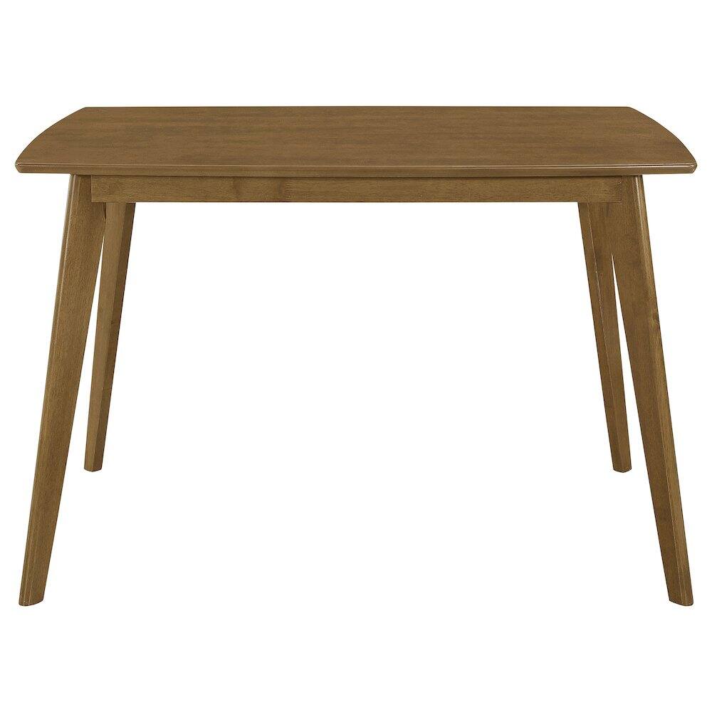 Alt View 2. Coaster Co. of America - Kersey Rectangular 47-inch Wood Dining Table Chestnut - Red.