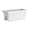 Front. Root & Vessel - 24" Countryside Rail Planter for 3.5" or 5.5" Wide Railings - White.