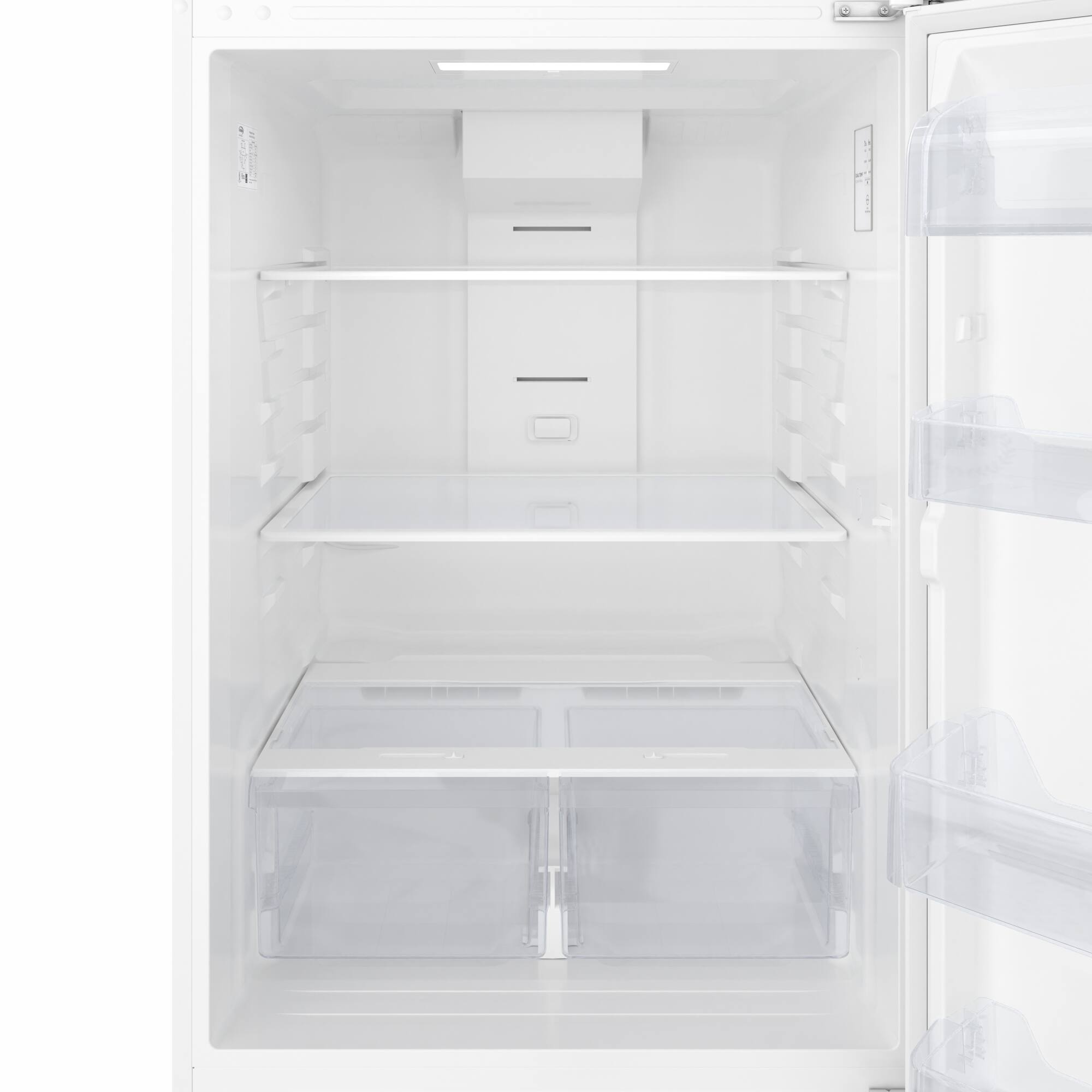 Alt View 7. Koolmore - 30 In. 20 Cu. Ft. Top-Freezer Household Refrigerator in White, Energy Star Certified - White.