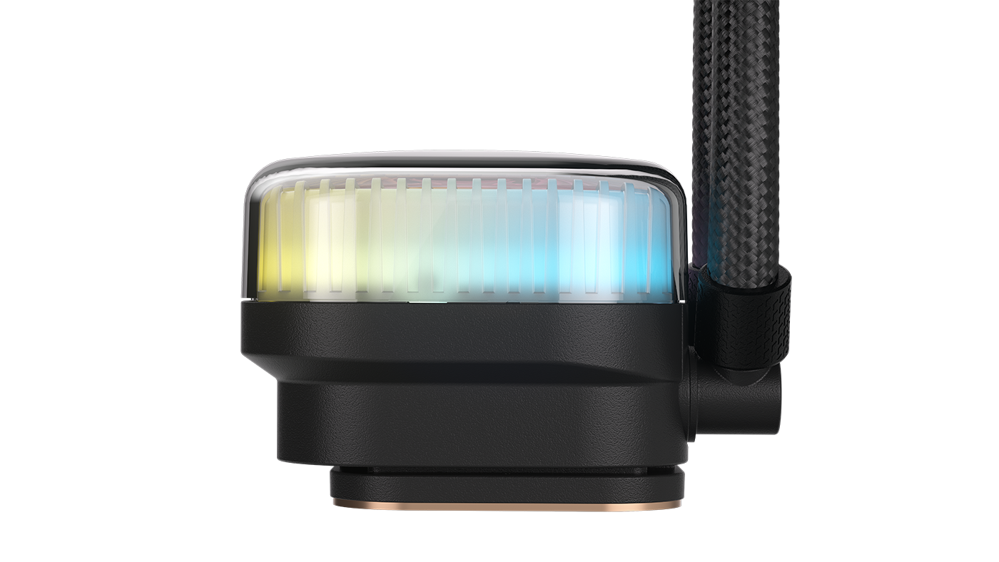 Alt View 10. CORSAIR - iCUE LINK TITAN II 360 RX RGB Liquid CPU Cooler - Black.