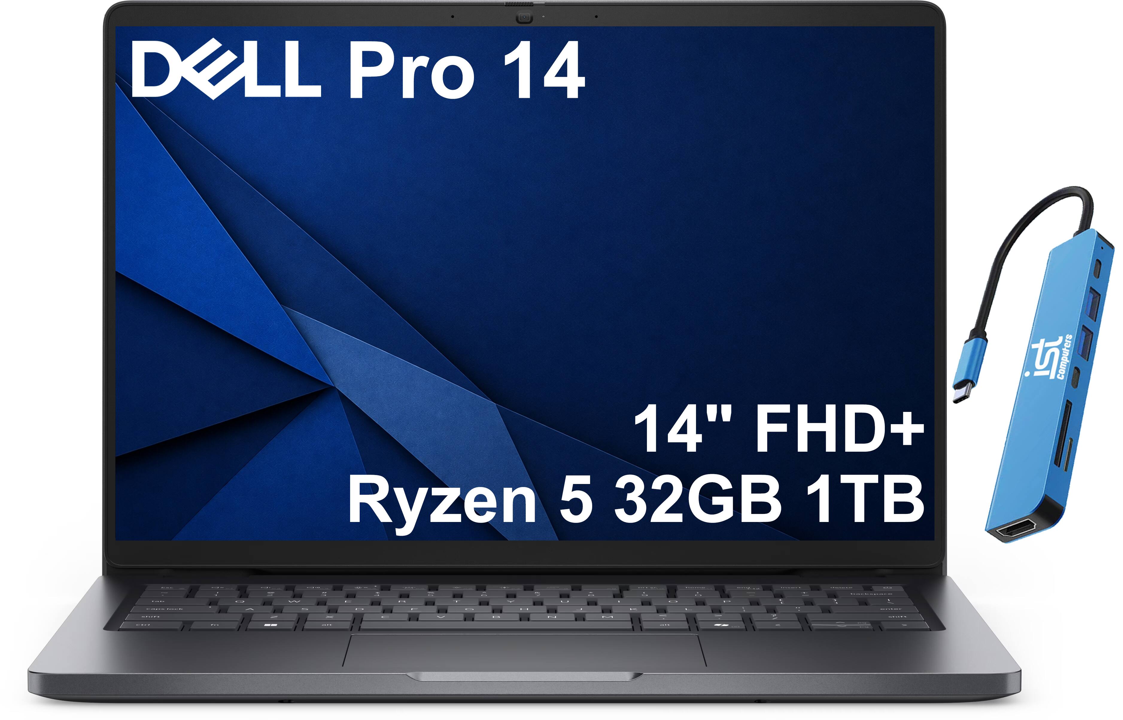 DELL Pro 14  
14" FHD+ Ryzen 5 32GB 1TB