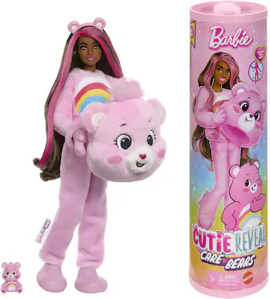 Barbie Doll
CUTIE REVEAL
CARE BEARS
WARNING: CHOKING HAZARD - Small parts. Not for children under 3 years.
MATTEL
3+