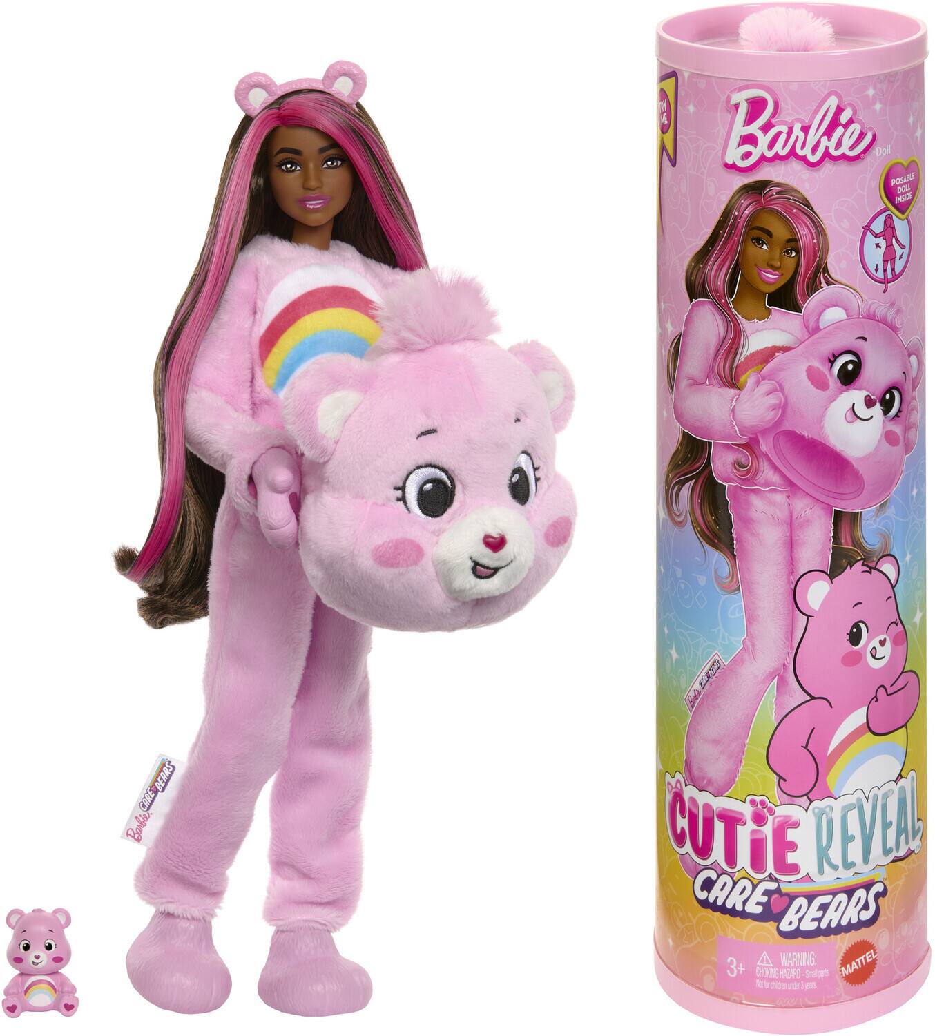 Mattel - Barbie Cutie Reveal Barbie x Care Bears Series, Cheer Bear - COLLECTIBLES - Multicolor