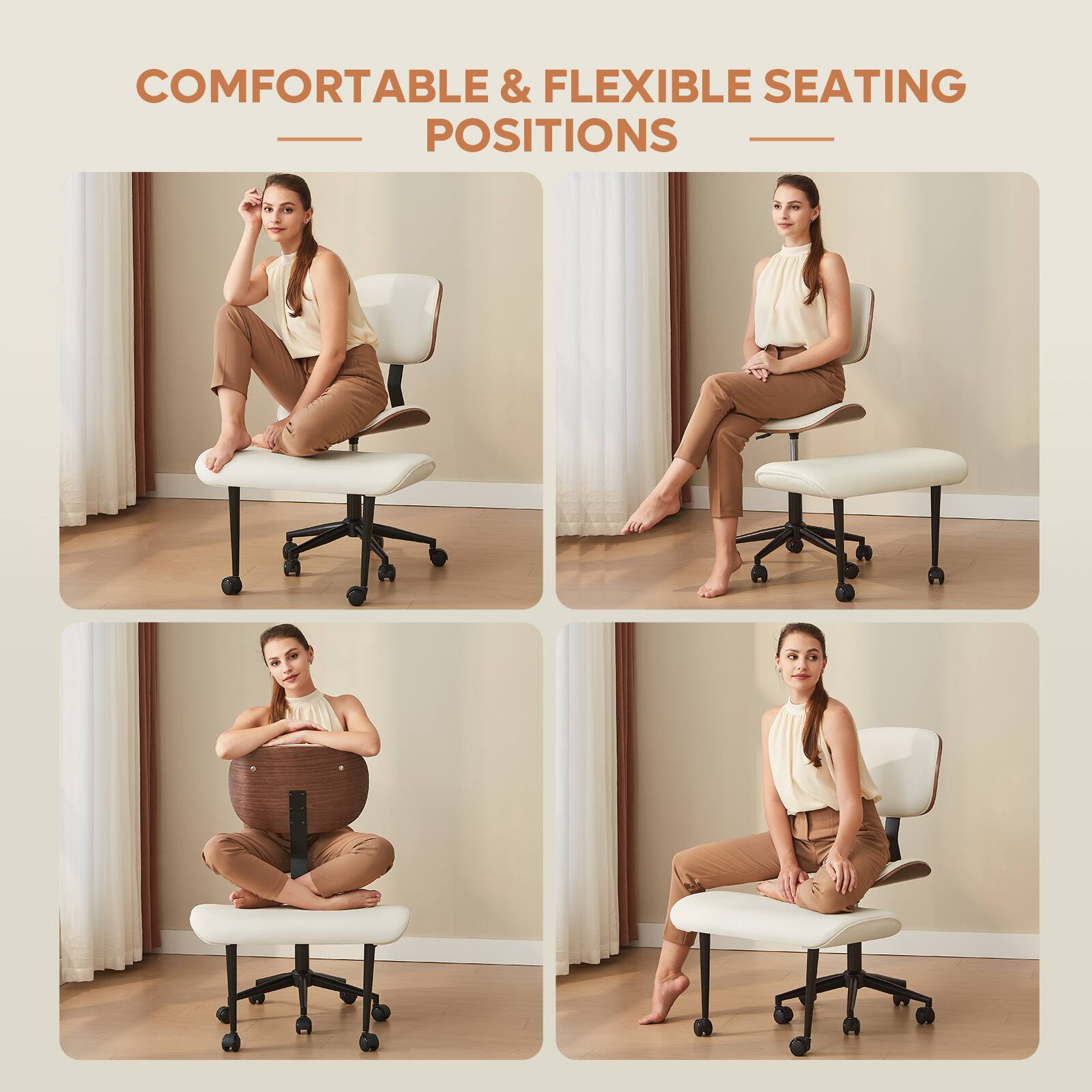 COMFORTABLE & FLEXIBLE SEATING POSITIONS