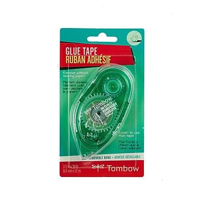 GLUE TAPE  
RUBAN ADHÉSIF  

Kemove without tears paper  
Permet d'enlever le ruban sans le déchirer  

Tombow MONO ADHESIVE B  
Facile à utiliser que le ruban adhésif  

Tombow  
MONO ADHESIVE B  
RUBAN ADHÉSIF DÉCOLLABLE V3  
30 M  
8.4 mm x 12 mm  

Tombow