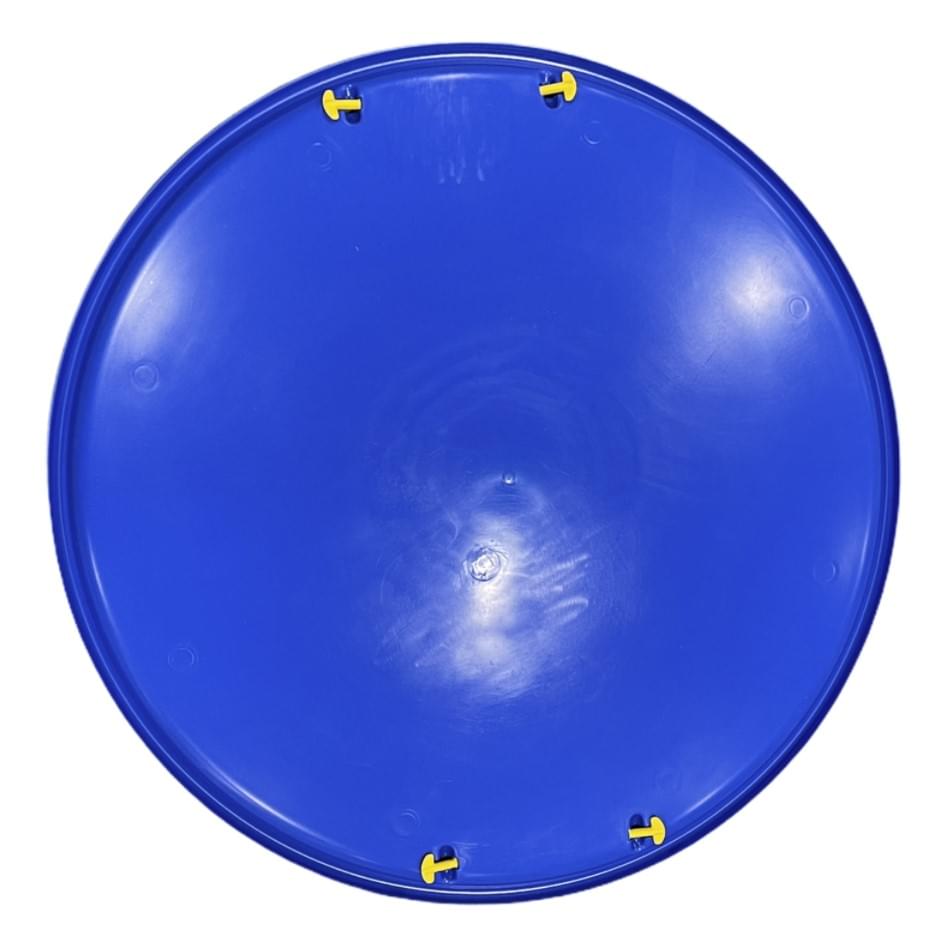 Alt View 1. Toynk - Super Saucer 28-Inch Round Snow Sled with Handles | Blue | Manufactured here in the USA - Blue.