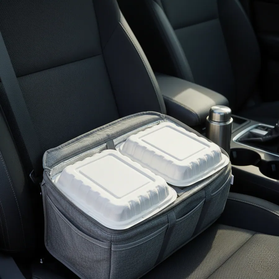 Eco Harmony Products Clamshell (MFPP) Hinged Container (Corner Lock), 3 ...