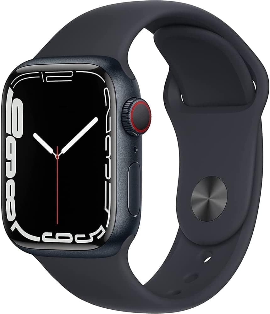 Apple Watch Series 7 Aluminum 41 mm (GPS + Cellular) - Midnight - (2021)