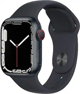 Apple Watch Series 7 Aluminum 41 mm (GPS + Cellular) - Midnight - (2021)